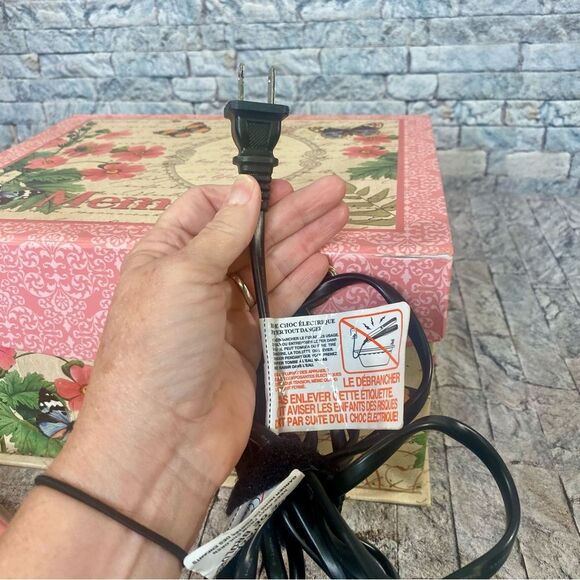 GVP Ceramic Travel Flat Iron Hair Straightener 1 Inch Rose Gold Anti Frizz - Picture 5 of 7